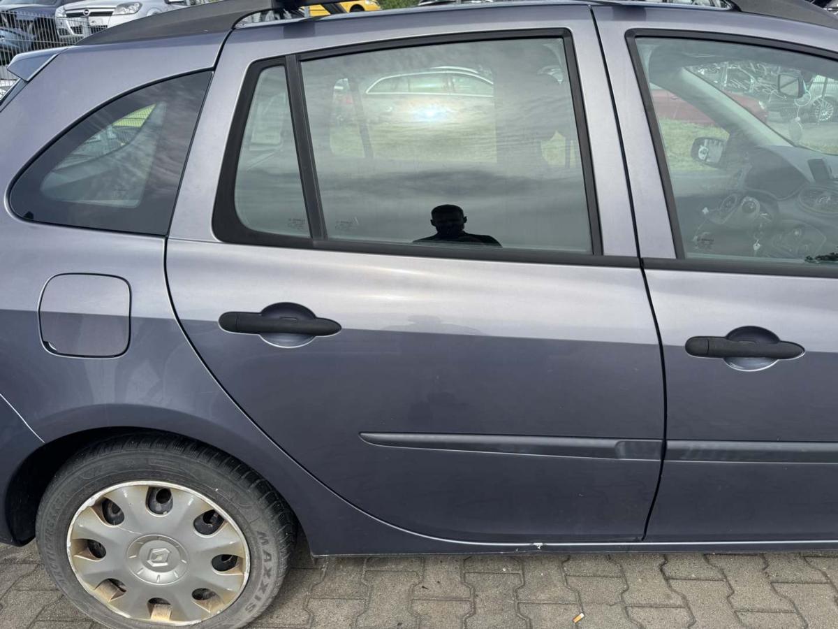 Renault Clio 3 Grandtour original T&uuml;r hinten rechts TEJ47 Bleu gris Kombi Rohbau Bj.2009